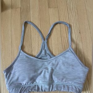 Light Gray Racerback Sports Bra - Women's Intimates